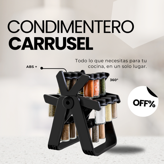 CONDIMENTERO CARRUSEL 360°